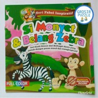 si monyet dan belang zebra