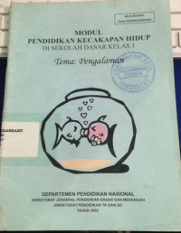 modul pendidikan kecakapan hidup di sekolah dasar kelas 1 : tema: pengalaman