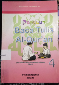 panduan baca tulis al-qur'an 4 untuk sekolah dasar dan madrasah abtidaiyah kelas 4