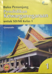 Image of Buku Penunjang Pendidikan Kewarganegaraan untuk SD/MI kelas 1