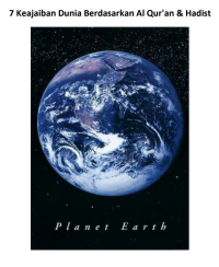 Tujuh Keajaiban Dunia Berdasarkan Al Qur'an & Hadist