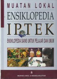 Image of ensiklopedia iptek : ensiklopedia sains untuk pelajar umum jilid 8